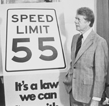Jimmy Carter (http://www.treehugger.com/jimmy-carter-speed-limit.jpg)