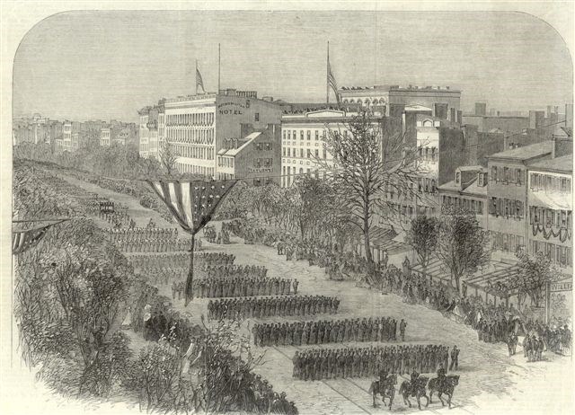 This was a funeral procession for Lincoln after he was killed (Google Images)