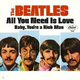 All you need is love album cover. 