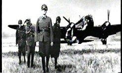 Stauffenberg (front) walking off a German airfield (http://www.yourdiscovery.com/virtualhistory/ _pages/images/static/the_secret_plot_to_kill_hitler.jpg)