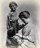 Amy Carmichael with Indian children