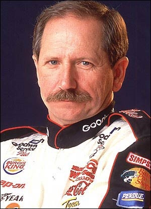 a picture of dale earnhardt similing (http://www.google.com/)