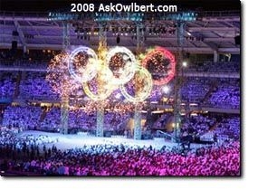 The opening ceremony of the 2008 olympics. (http://www.askowlbert.com)