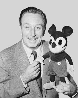 Walt Disney with Mickey Mouse. (http://www.worldculturepictorial.com/blog/content/mickey-mouse-turns-80-symbol-optimism-fun-sheer-zest-life-a-little-fellow-trying-do-best-he-)