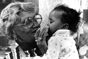 Clara Hale tending to a baby (Google Images)