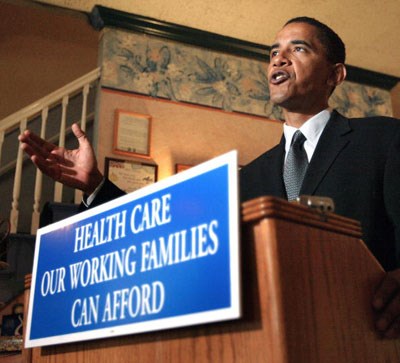 Obama speaking about the Health Care Reform (Picture By: World Press)