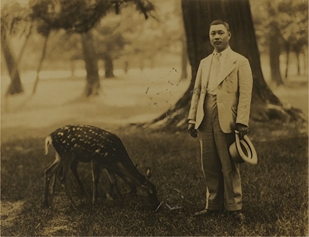 Lai He on his trip to Japen on 1941 (http://km.cca.gov.tw/laihe/)