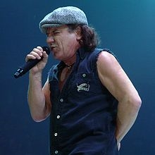 Brian singing (http://en.wikipedia.org/wiki/Brian_Johnson)