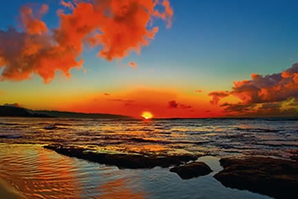 Sunset Beach, Hawaii (Aaron Chang Gallery)