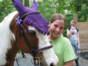 Becka and her horse Chachi (google images)