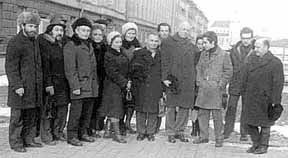 Sakharov and fellow dissidents, 1975