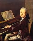Young Mozart played piano.