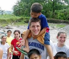 Tim Tebow on a mission in the Phillipines (Google Images)