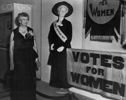 Eleanor Roosevelt visiting an exhibit supporting  (http://www.corbisimages.com/Enlargement/U1207313INP.html)