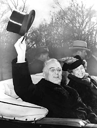 Roosevelt was expected to retire after her husban (http://www.archives.gov/publications/prologue/2006/winter/fdr-emerges.html)