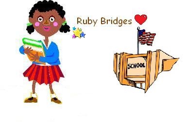 Ruby Bridges clip art image (Google)