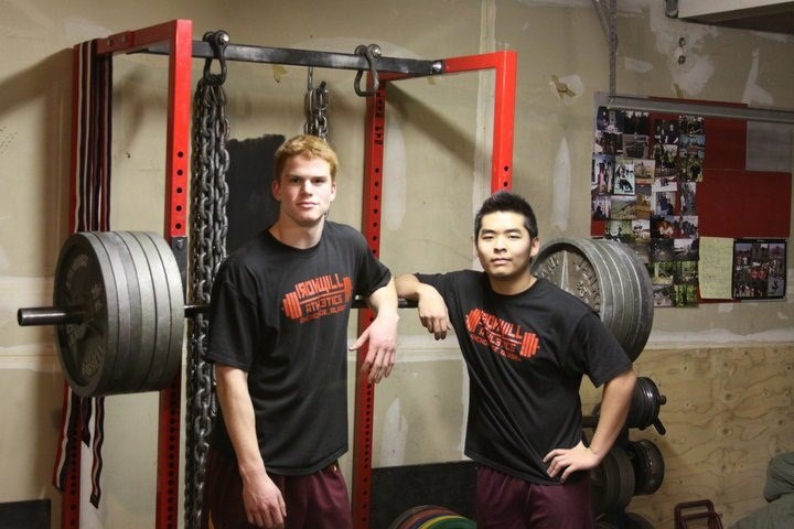 Me on the right, and fellow 