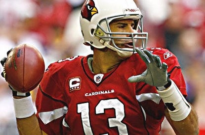 Kurt Warner eyes the endzone.