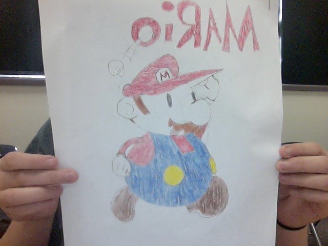 Mario (I drew it)