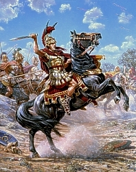 Alexander The Great in the battle of Issus
