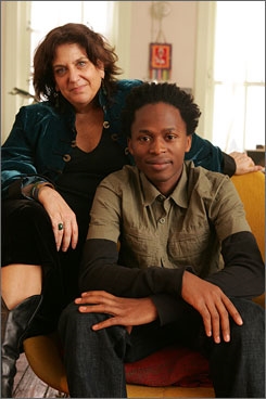 Laura Simms and Ishmael Beah (http://www.usatoday.com/life/books/news/2007-02-14-beah-book_x.htm)