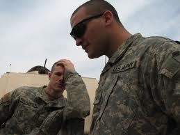 This is Ralph and one of his soldiers in Iraq. (Google Images)