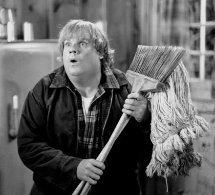 Chris Farley in Tommy Boy (www.cinemablend.com)