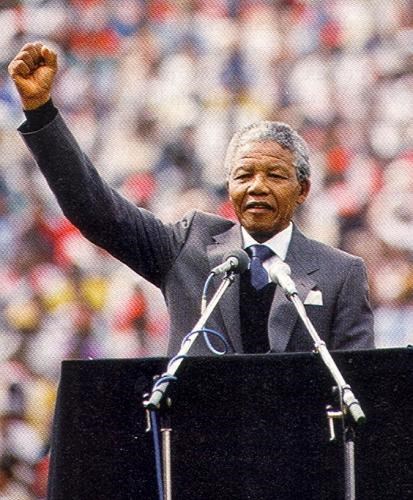 Nelson Mandela giving a speech (http://www.blackpast.org/files/blackpast_images/Mandela__Nelson.jpg)