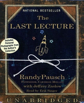 This is the book Pausch published. (http://www.audiobooksonline.com/media/The-Last-Lecture-Randy-Pausch-Jeffrey-Zaslow-unabridged-compact-discs-Hyperion-Audiobooks.jpg)