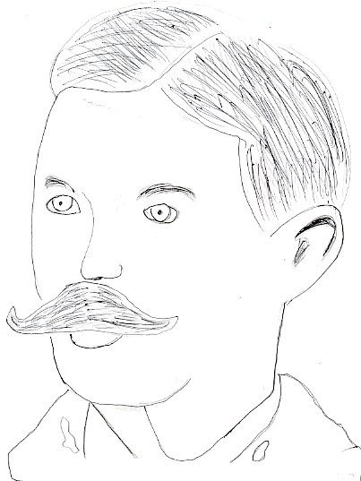 L Frank Baum (drawing by Samantha)