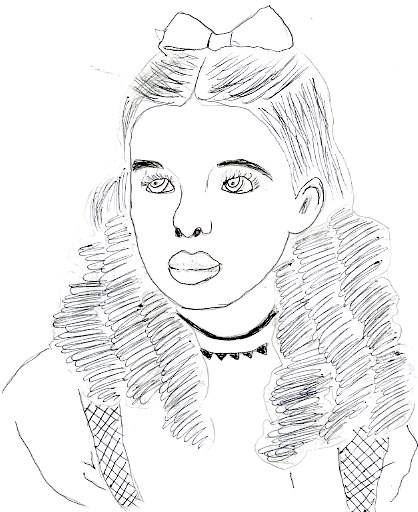 Dorothy from The Wizard of Oz (drawing by Samantha)