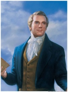 Joseph Smith with The Book of Mormon (prophetjosephsmith.org/joseph_smith_timeline)