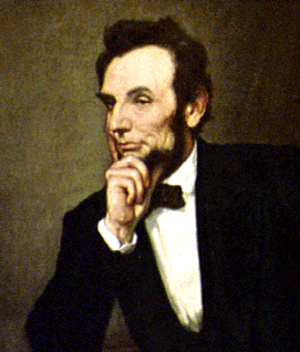 Abraham Lincoln Thinking
