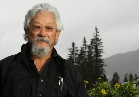 David Suzuki in the forest 
