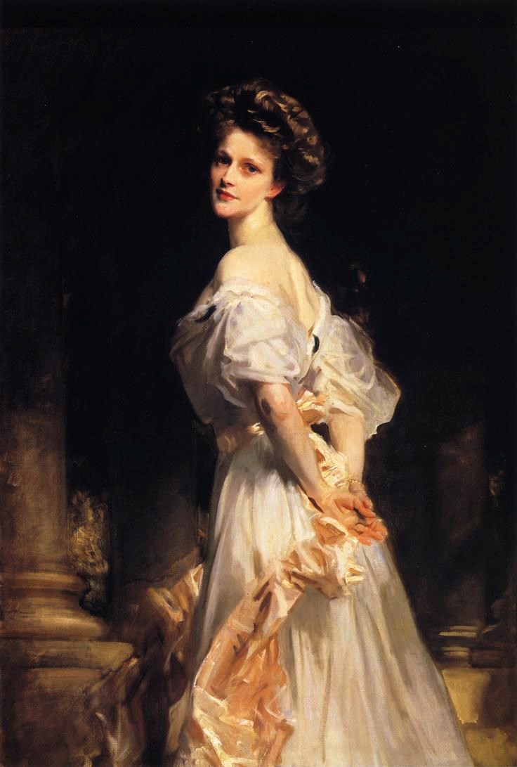 Nancy Astor, Viscountess Astor (http://en.wikipedia.org/wiki/File:Nancy_Viscountess_Astor_by_John_Singer_Sargent.jpeg (John Singer Sargent))