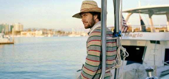 Blake Mycoskie on his sailboat (http://www.inc.com/magazine/20100601/the-way-i-work-blake-mycoskie-of-toms-shoes.html ())