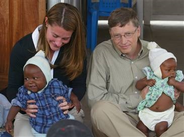 Gates helps out needy 