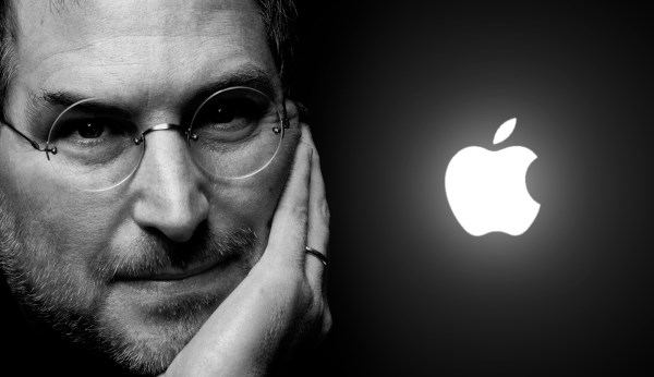 Steve Jobs and his logo for Apple (http://blog.jokeroo.com/wp-content/uploads/2011/08/stevejobs11.jpg (Image courtesy of Jokeroo))