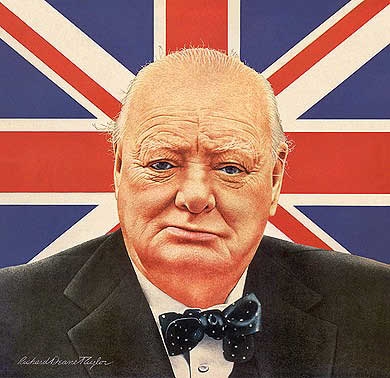 Churchill standing before his country (http://www.winstonchurchill-quotes.com/sayings/europe/ ())