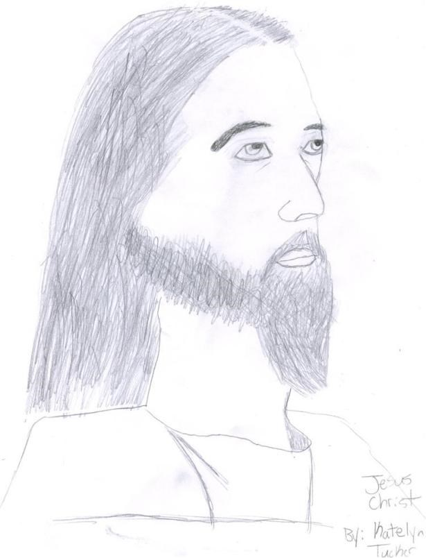 Jesus Christ (original drawing (Katelyn Tucker))