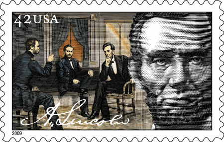 Picture of Lincoln Bicentennial Stamp- President