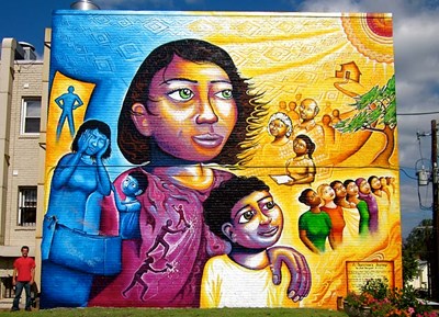 A Survivor's Journey: The Domestic Violence Awareness Mural | A ...