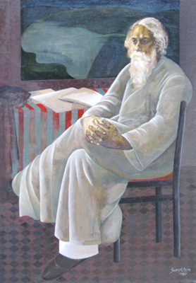 Portrait of Rabindranath Tagore | Portrait of Rabindranath Tagore | MY HERO