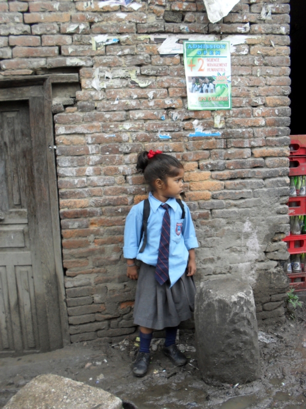 Picture of Slater in Nepal - The Little Schoolgirl