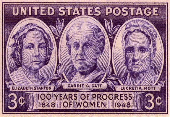 Picture of Elizabeth Stanton, Carrie C. Catt, Lucretia Mott Stamp