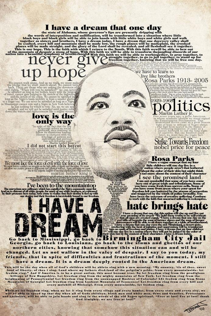 Picture of Martin Luther King Jr.'s speech