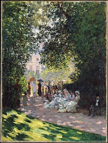 Picture of The Parc Monceau by Claude Monet