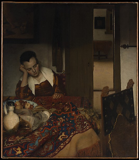 Picture of A Maid Asleep