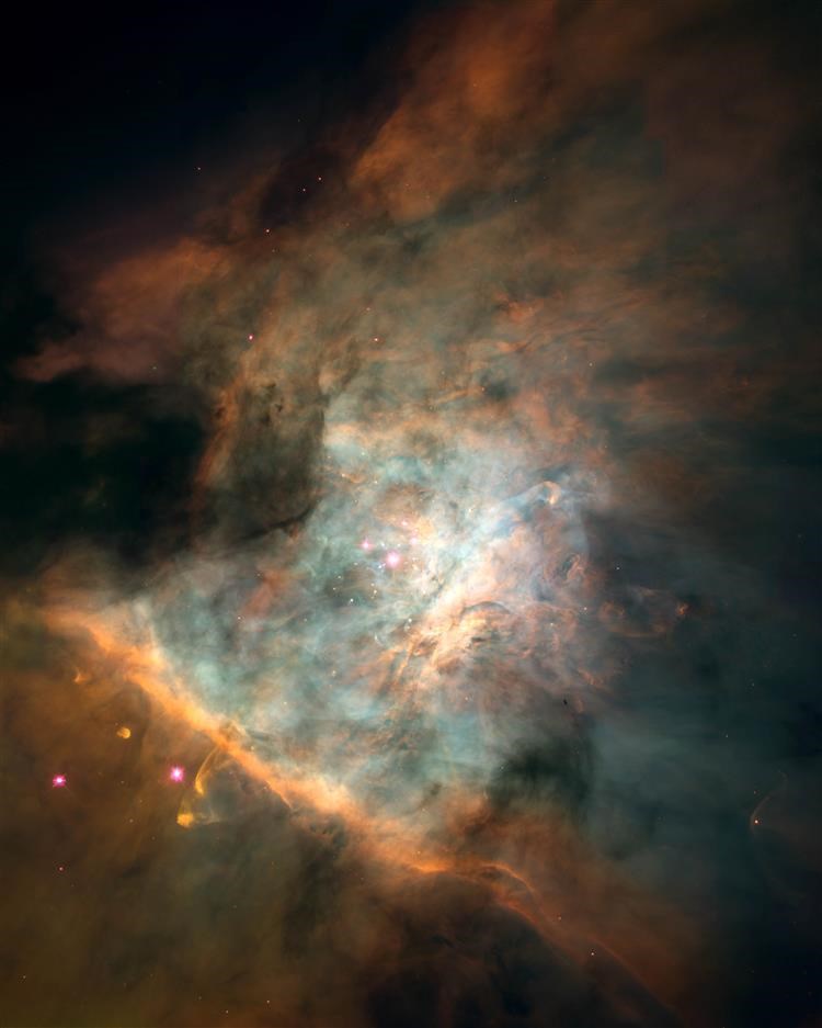 Picture of Star-birthing Region in the Orion Nebula