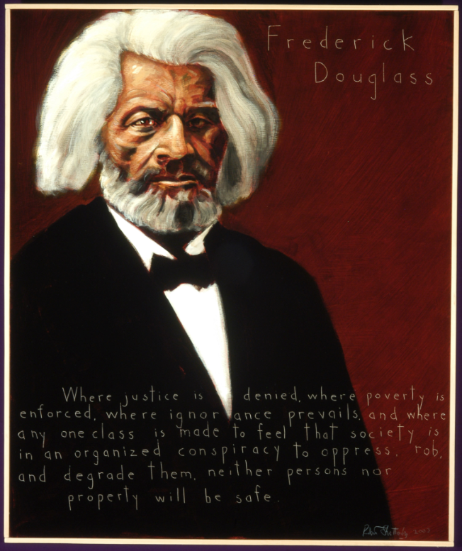Picture of Frederick Douglass by Robert Shetterly, AWTT.org
